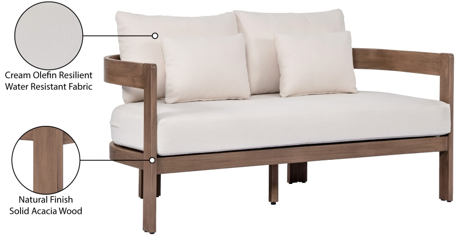 Chaise longue en tissu Orian Teddy