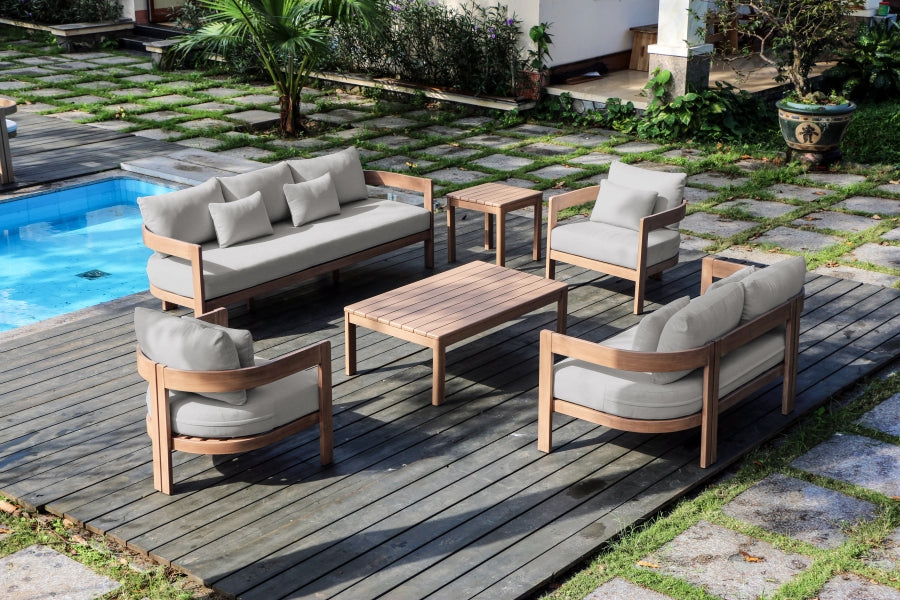 Chaise longue en tissu Orian Teddy