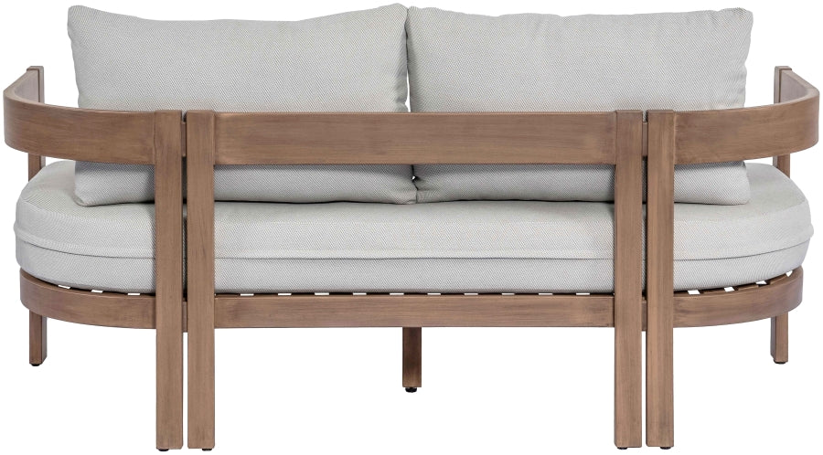 Chaise longue en tissu Orian Teddy