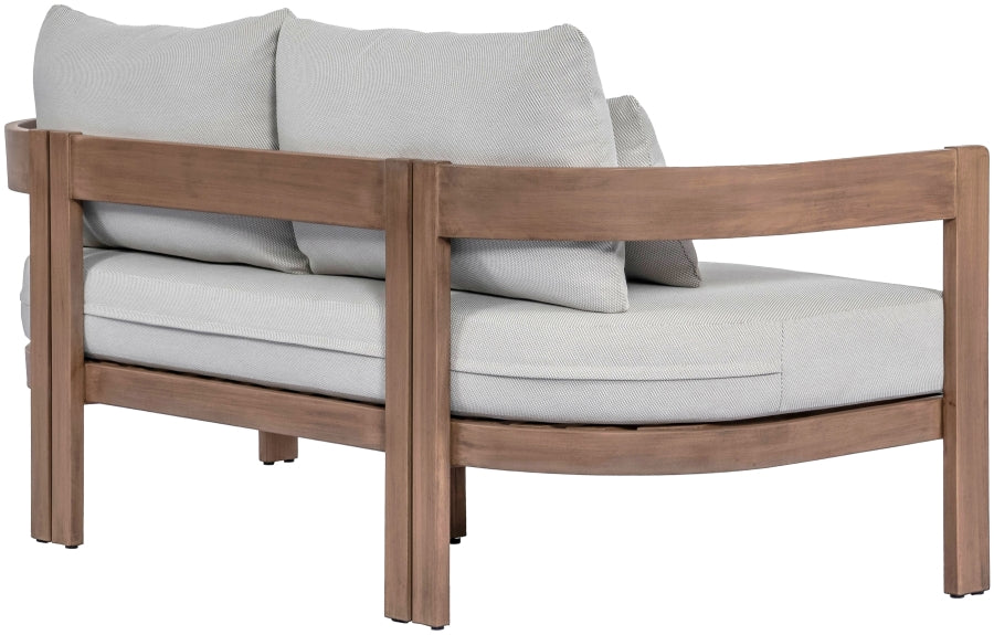 Chaise longue en tissu Orian Teddy