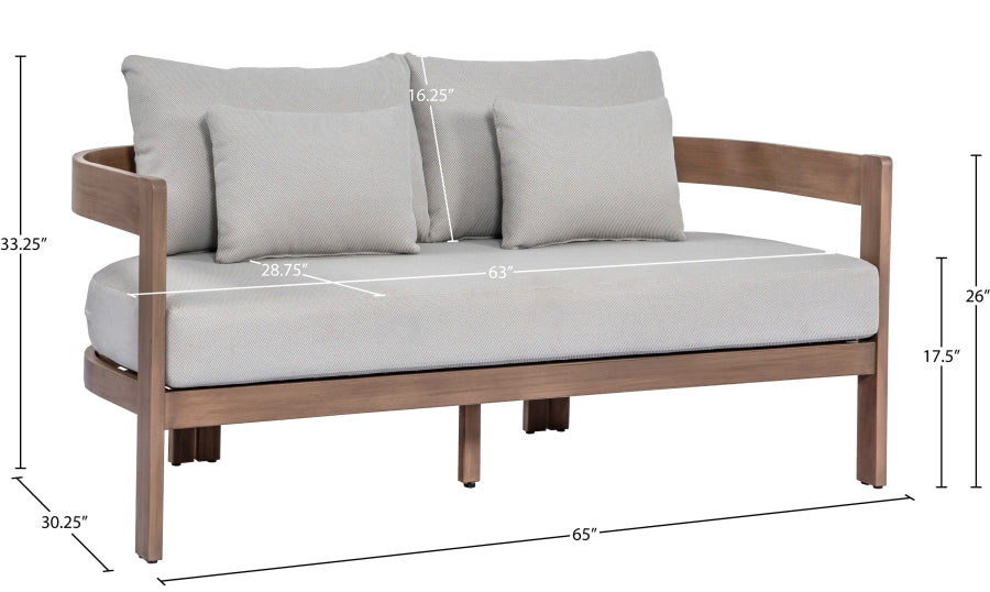 Chaise longue en tissu Orian Teddy