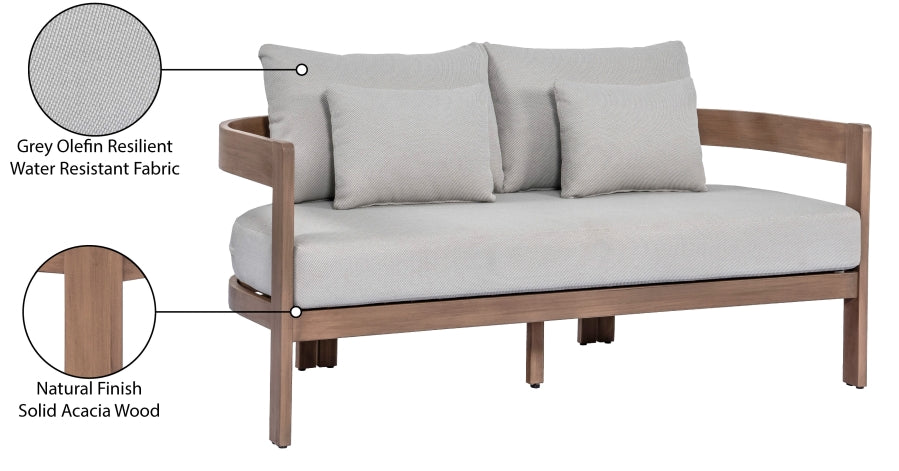 Chaise longue en tissu Orian Teddy