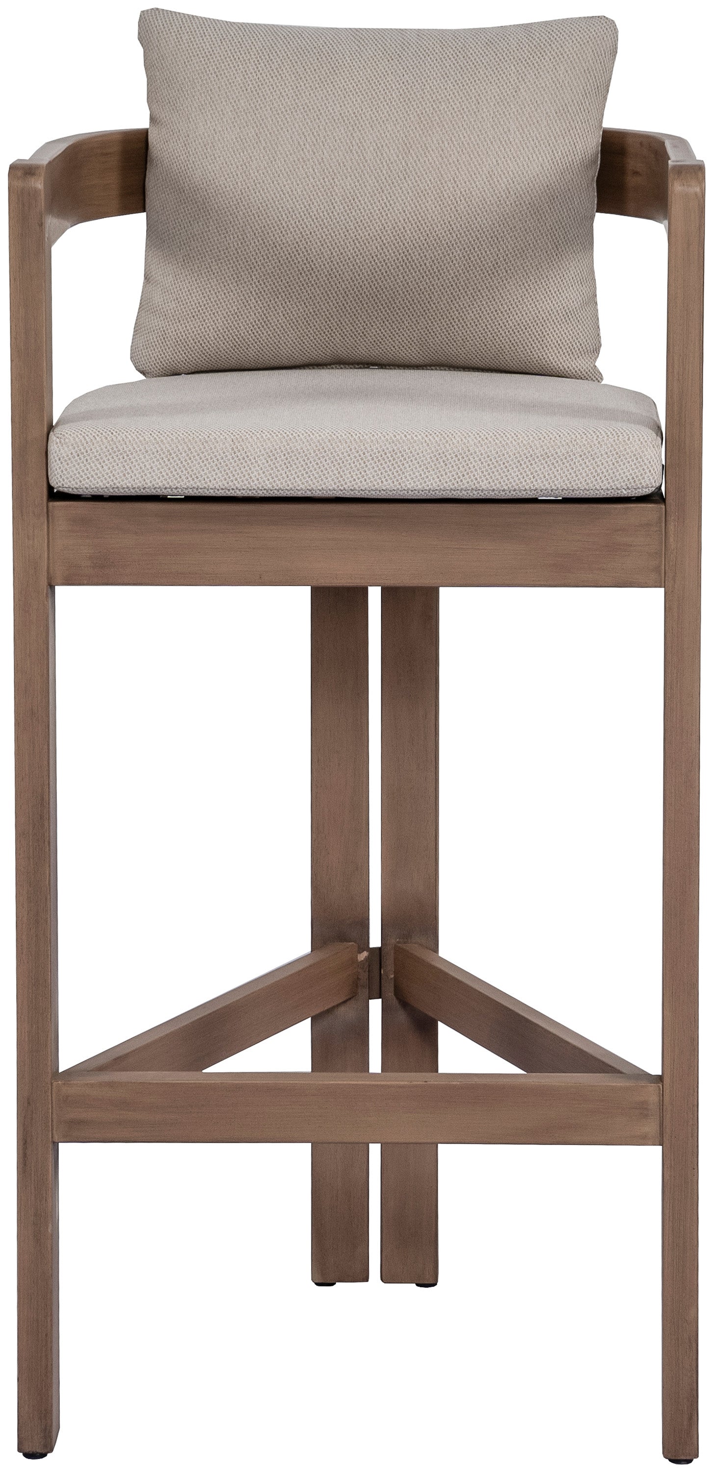 Newport Water Resistant Fabric Upholstered Outdoor Patio Bar Stool
