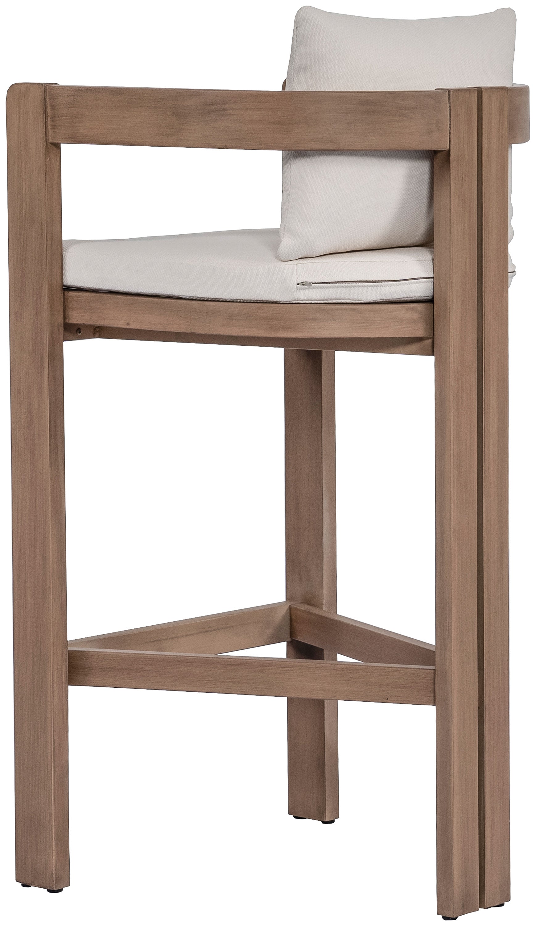 Newport Water Resistant Fabric Upholstered Outdoor Patio Bar Stool