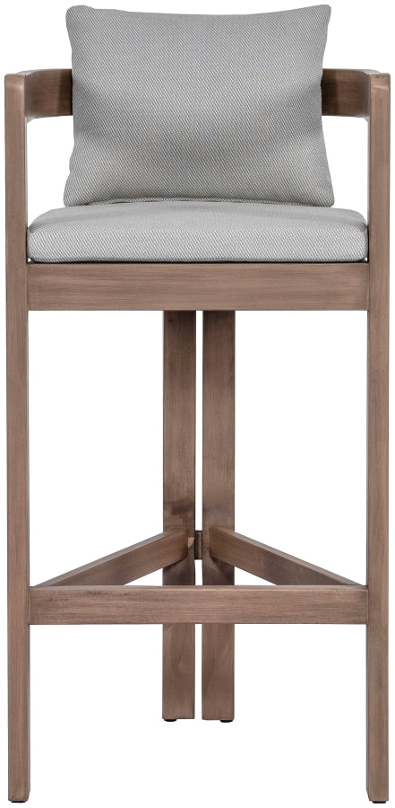 Newport Water Resistant Fabric Upholstered Outdoor Patio Bar Stool