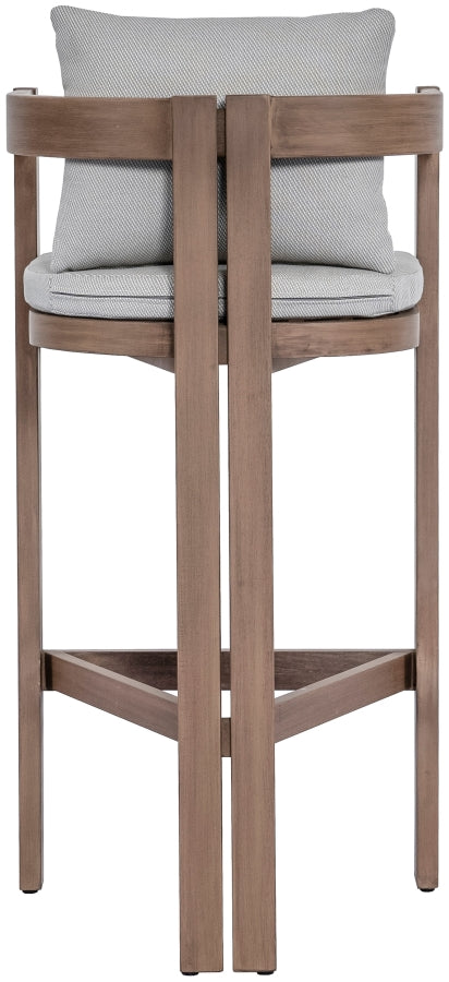 Newport Water Resistant Fabric Upholstered Outdoor Patio Bar Stool