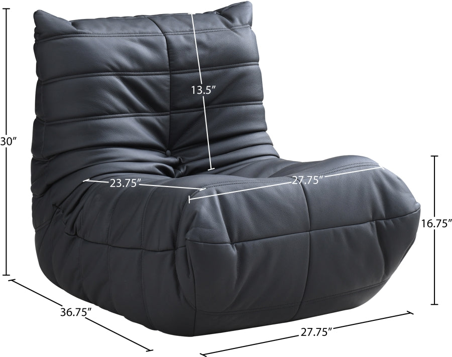 Fauteuil d'appoint rembourré en chenille Vivi
