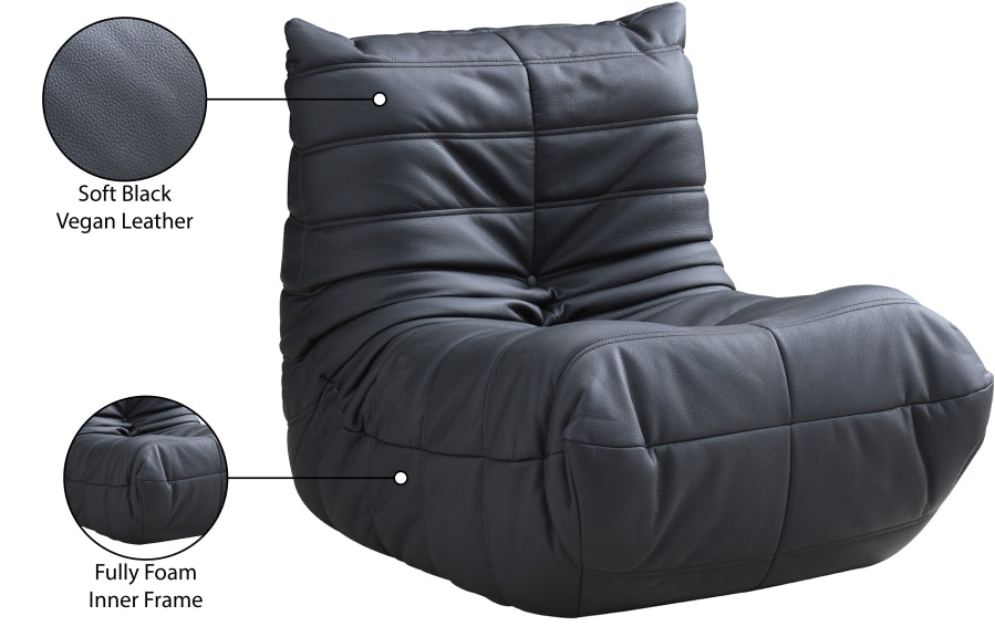 Fauteuil d'appoint rembourré en chenille Vivi