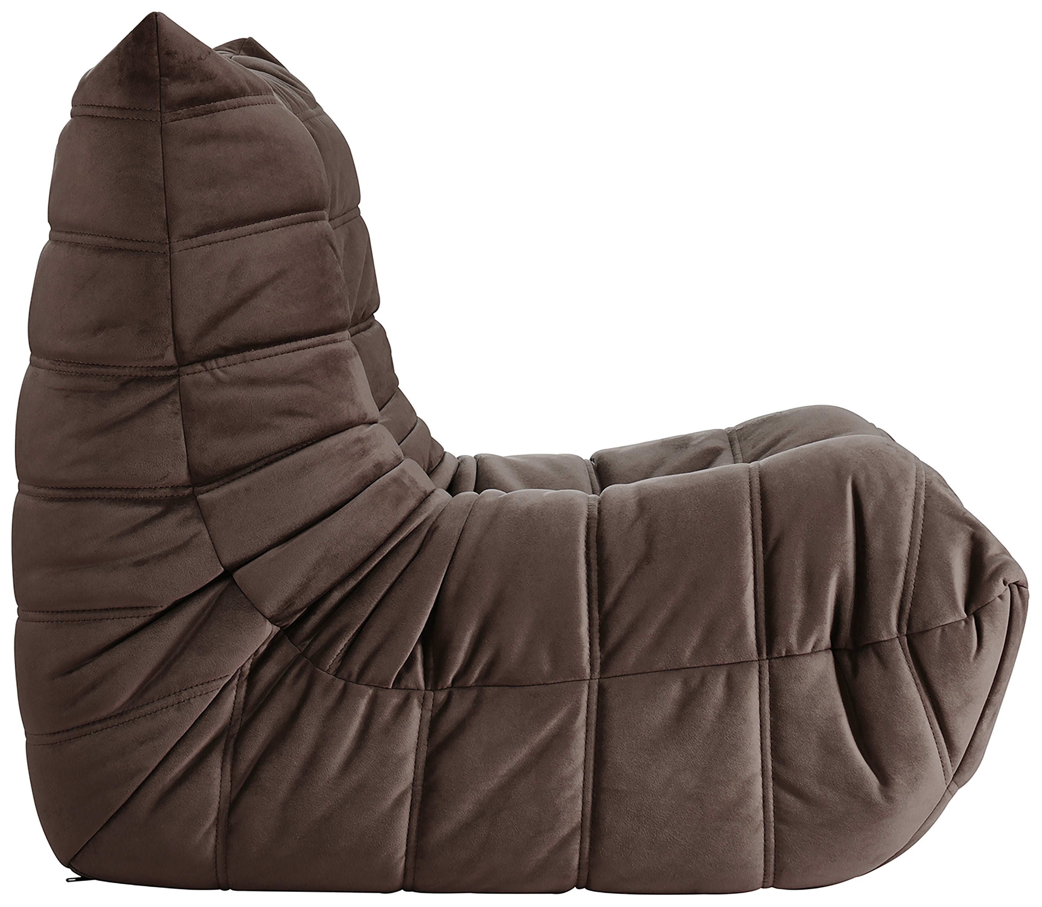 Fauteuil d'appoint rembourré en chenille Vivi