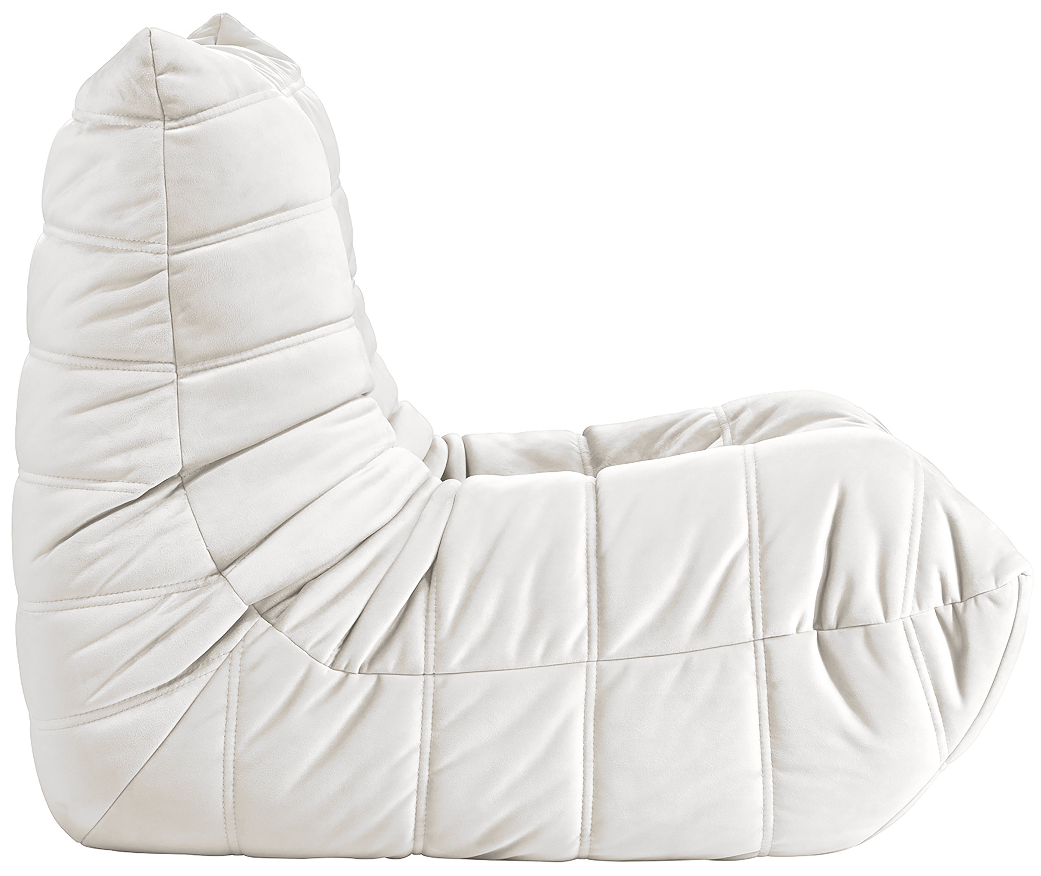 Fauteuil d'appoint rembourré en chenille Vivi