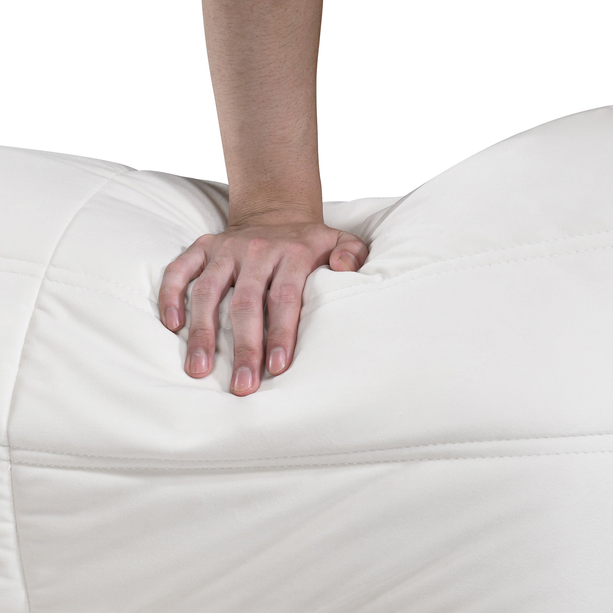 Fauteuil d'appoint rembourré en chenille Vivi