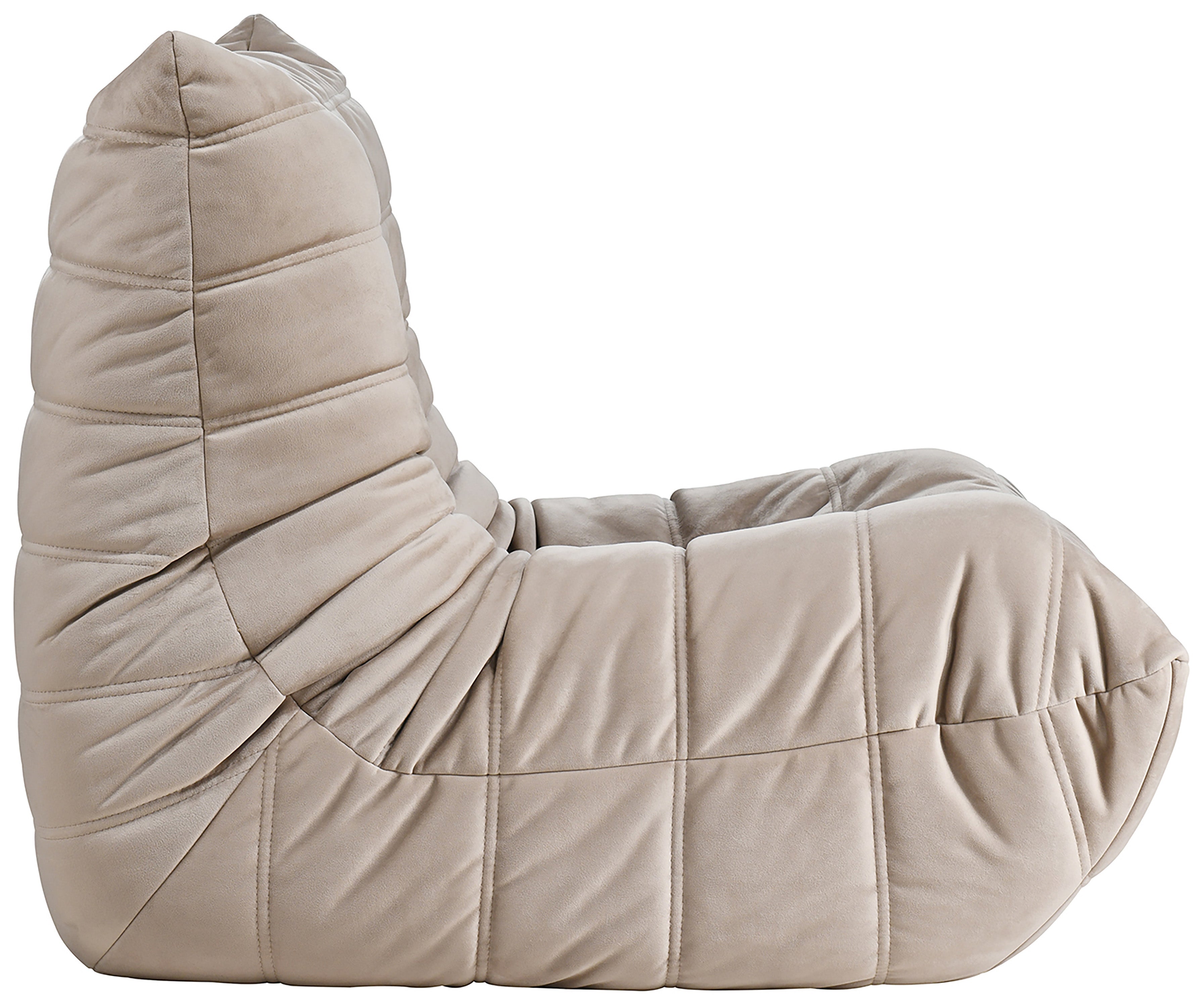 Fauteuil d'appoint rembourré en chenille Vivi
