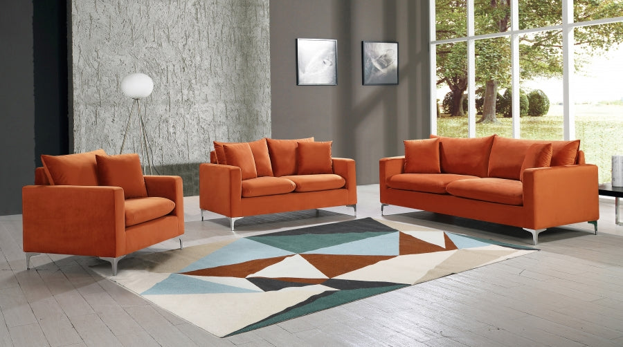 Fauteuil d'appoint rembourré en chenille Vivi
