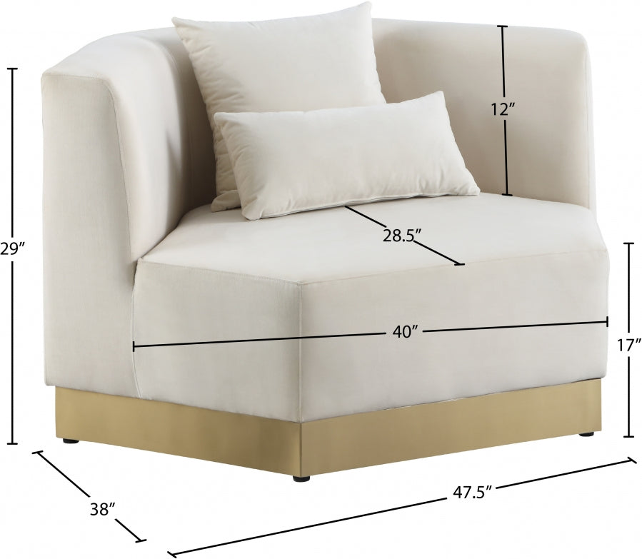 Marquis Velvet Upholstered Chair