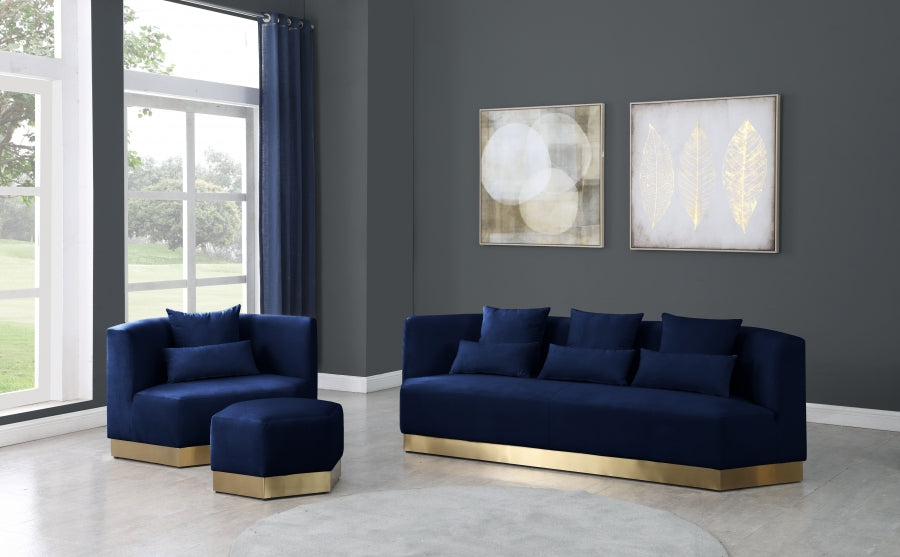 Marquis Velvet Upholstered Chair
