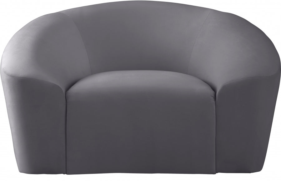 Fauteuil d'appoint rembourré en chenille Vivi