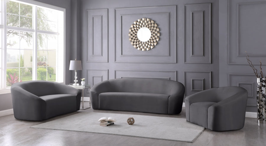 Fauteuil d'appoint rembourré en chenille Vivi