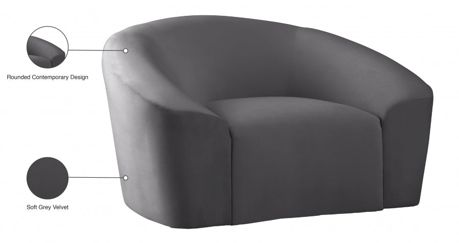 Fauteuil d'appoint rembourré en chenille Vivi