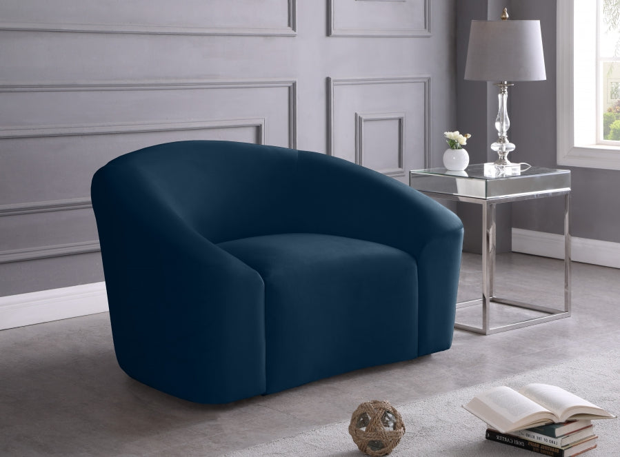 Fauteuil d'appoint rembourré en chenille Vivi