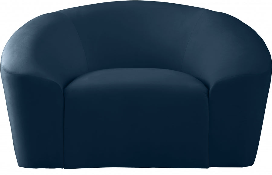 Fauteuil d'appoint rembourré en chenille Vivi