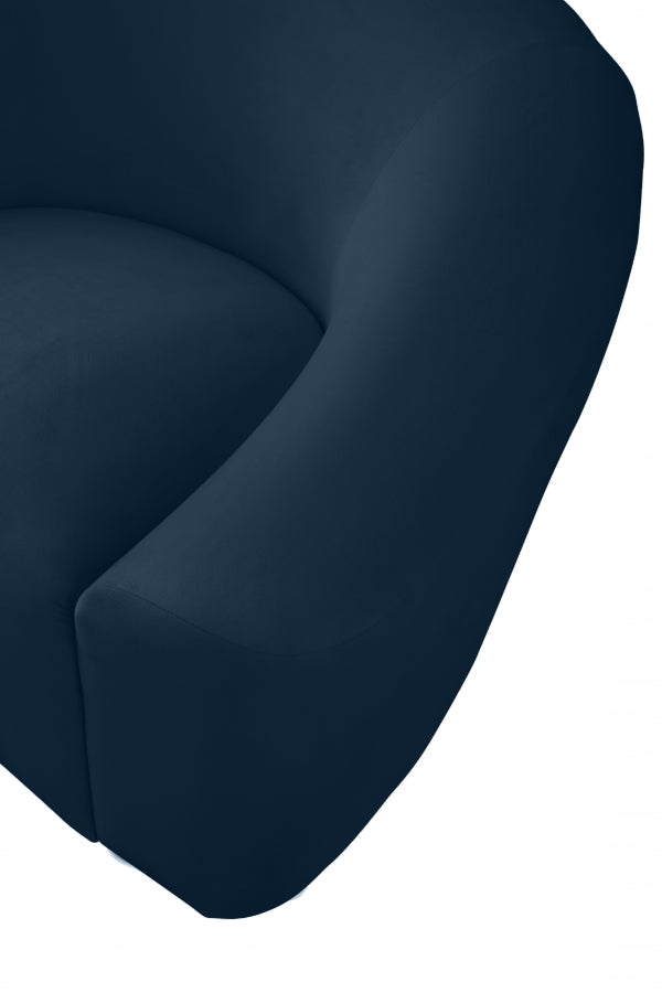 Fauteuil d'appoint rembourré en chenille Vivi
