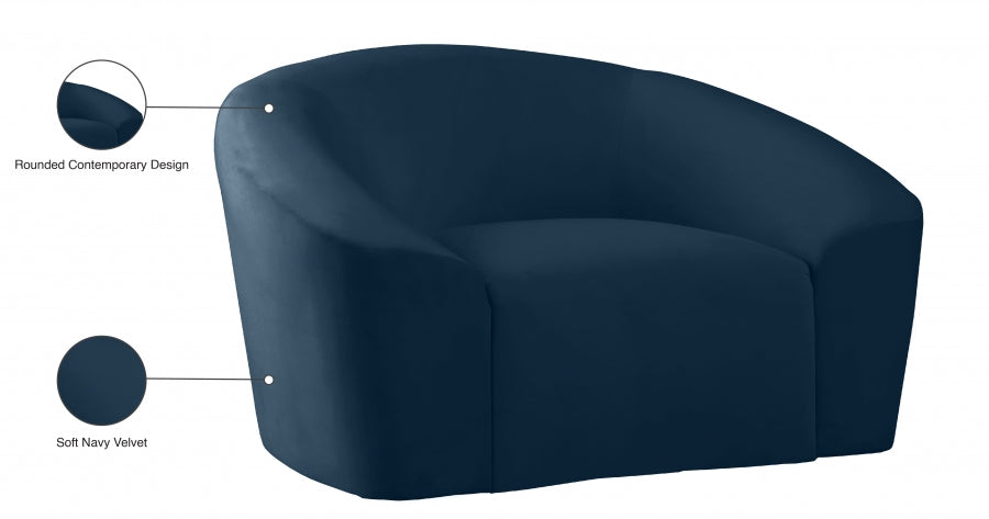 Fauteuil d'appoint rembourré en chenille Vivi