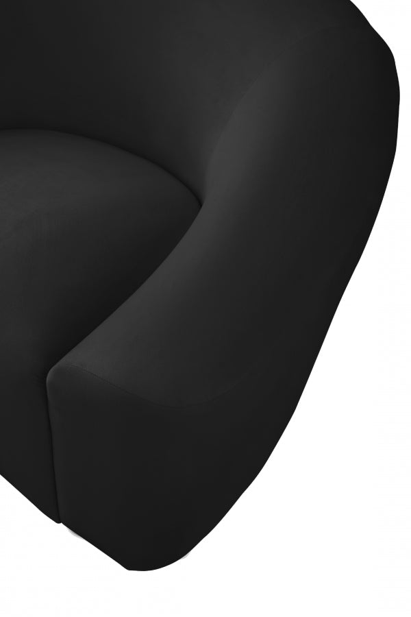 Fauteuil d'appoint rembourré en chenille Vivi