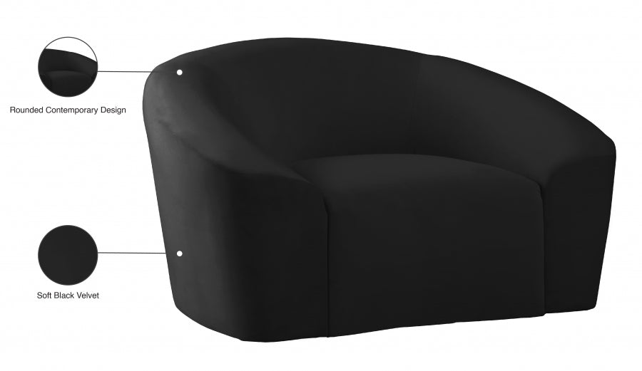 Fauteuil d'appoint rembourré en chenille Vivi