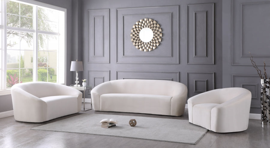 Fauteuil d'appoint rembourré en chenille Vivi