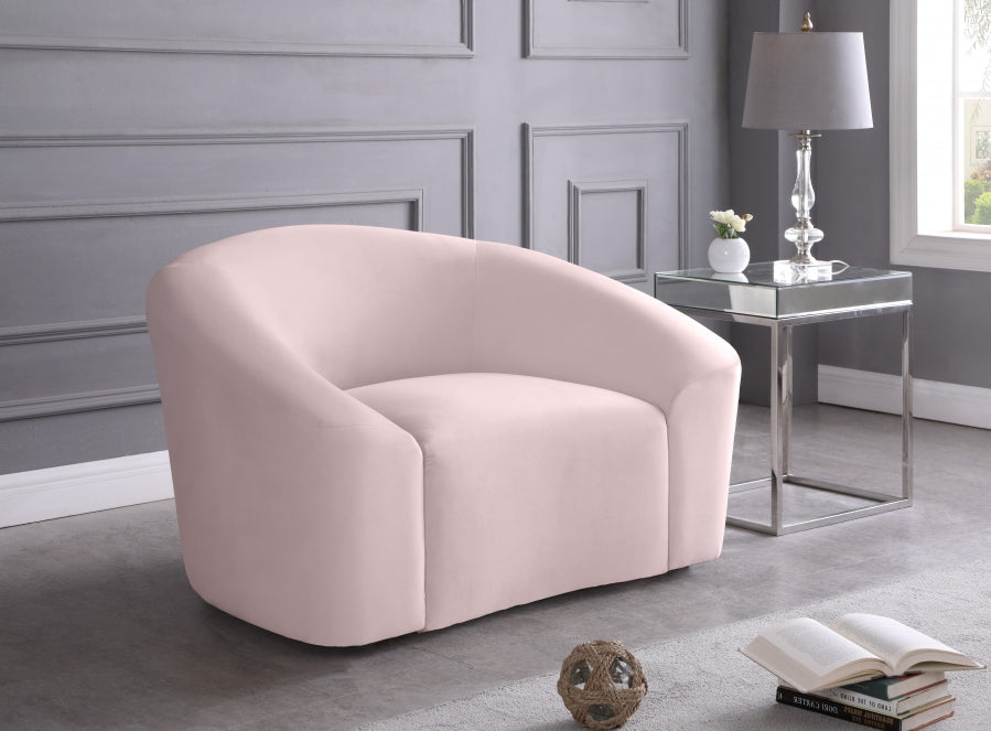 Fauteuil d'appoint rembourré en chenille Vivi
