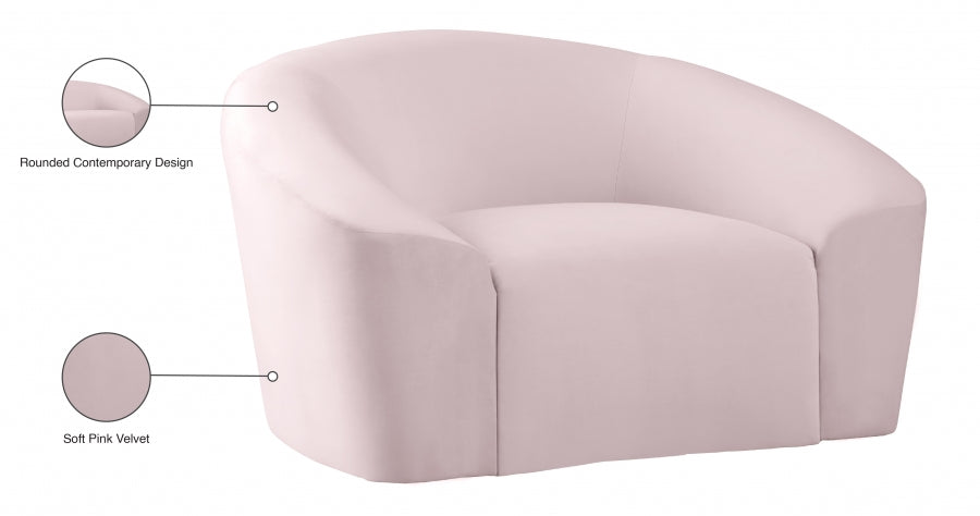 Fauteuil d'appoint rembourré en chenille Vivi