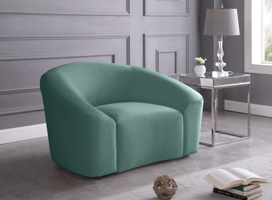 Fauteuil d'appoint rembourré en chenille Vivi