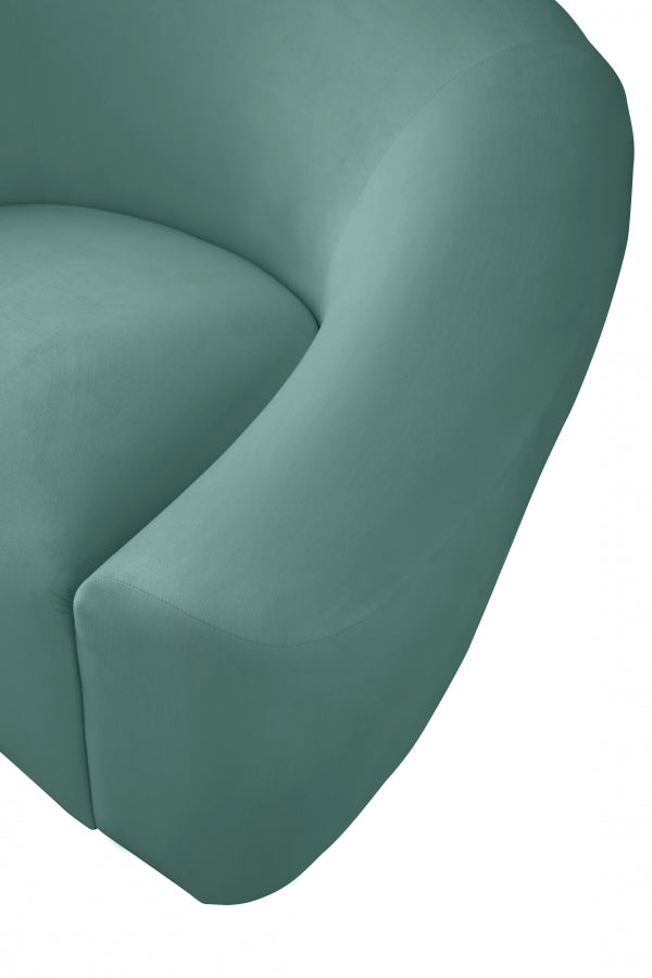 Fauteuil d'appoint rembourré en chenille Vivi