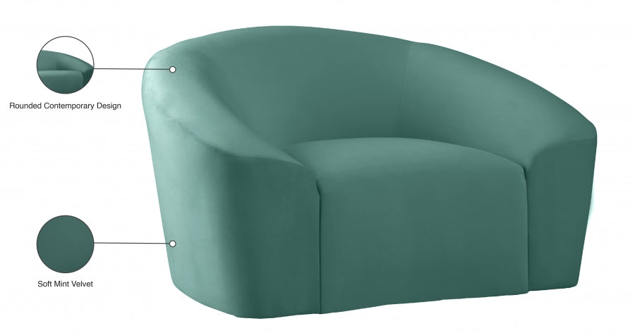 Fauteuil d'appoint rembourré en chenille Vivi
