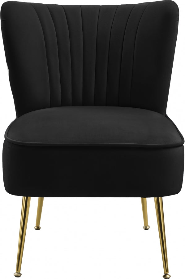 Fauteuil d'appoint rembourré en chenille Vivi