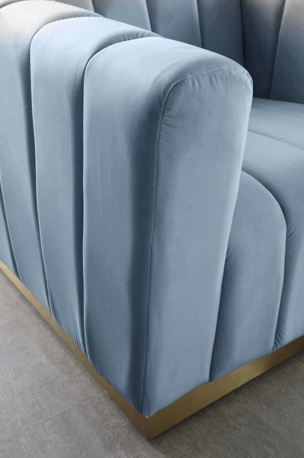 Fauteuil d'appoint rembourré en chenille Vivi