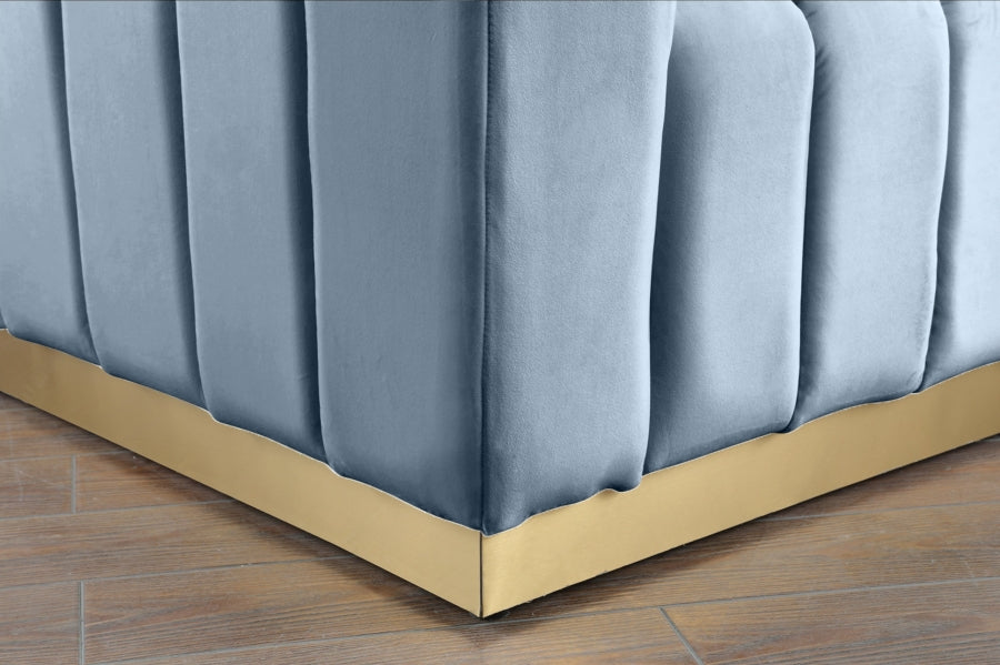 Fauteuil d'appoint rembourré en chenille Vivi