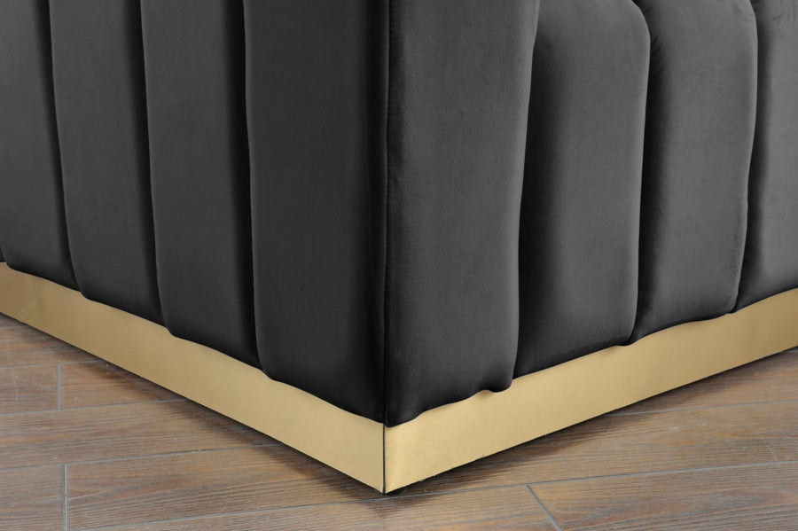 Fauteuil d'appoint rembourré en chenille Vivi