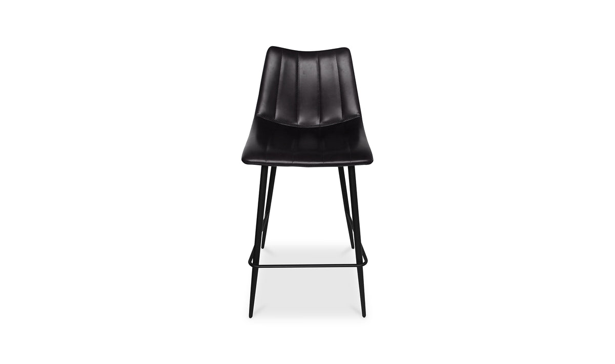 Alibi Counter Stool Matte Black -Set of Two