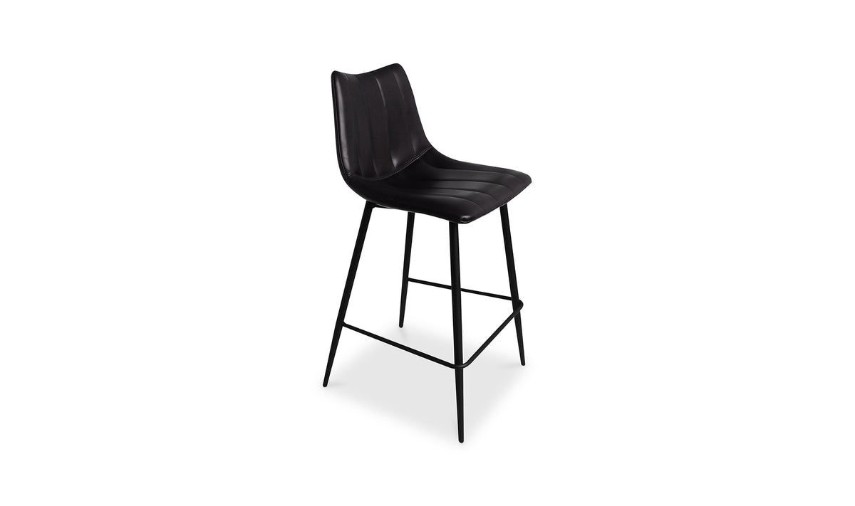 Alibi Counter Stool Matte Black -Set of Two