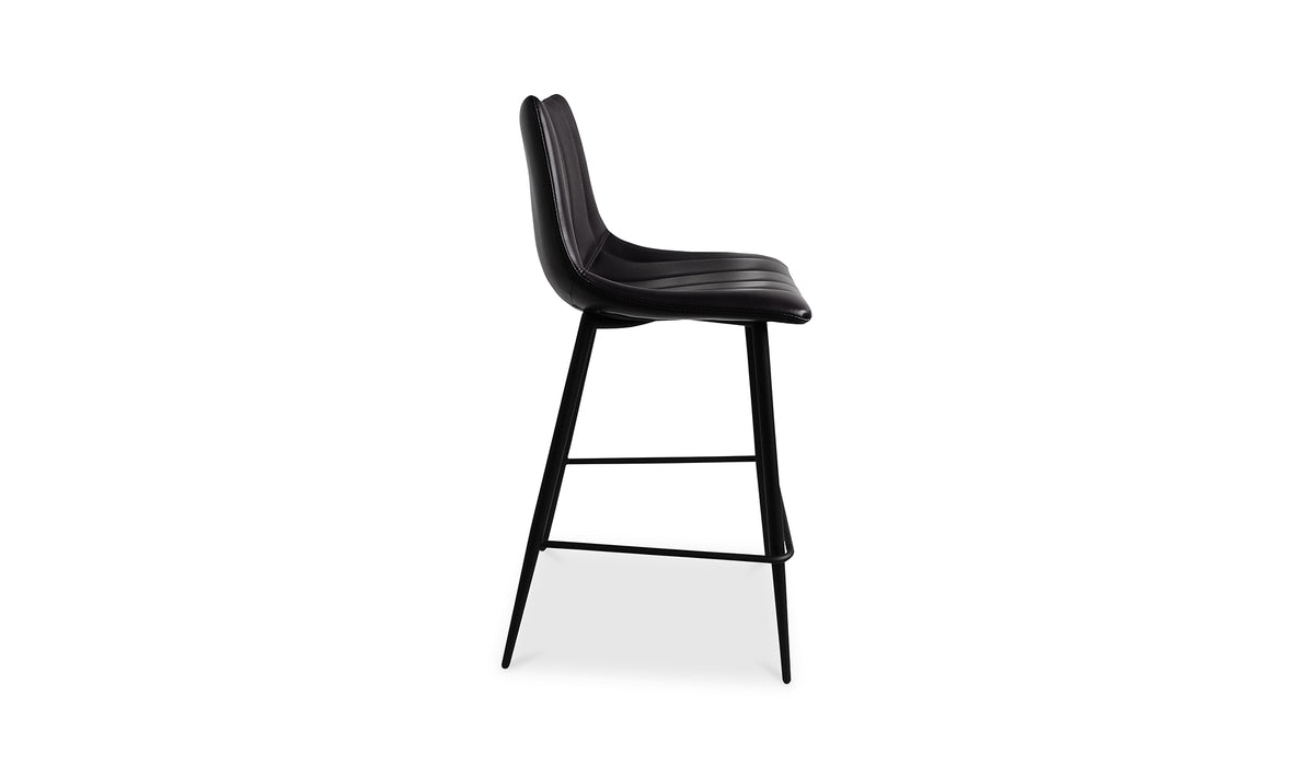 Alibi Counter Stool Matte Black -Set of Two