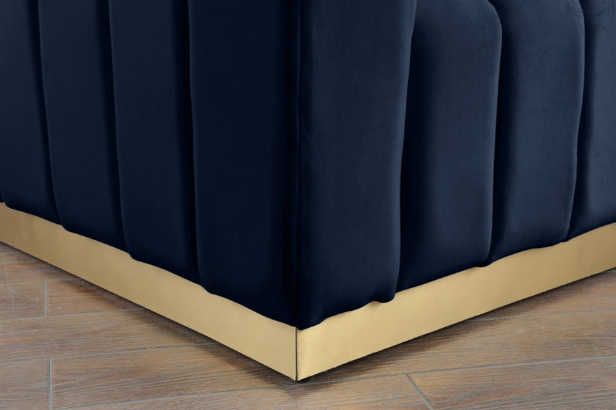 Fauteuil d'appoint rembourré en chenille Vivi