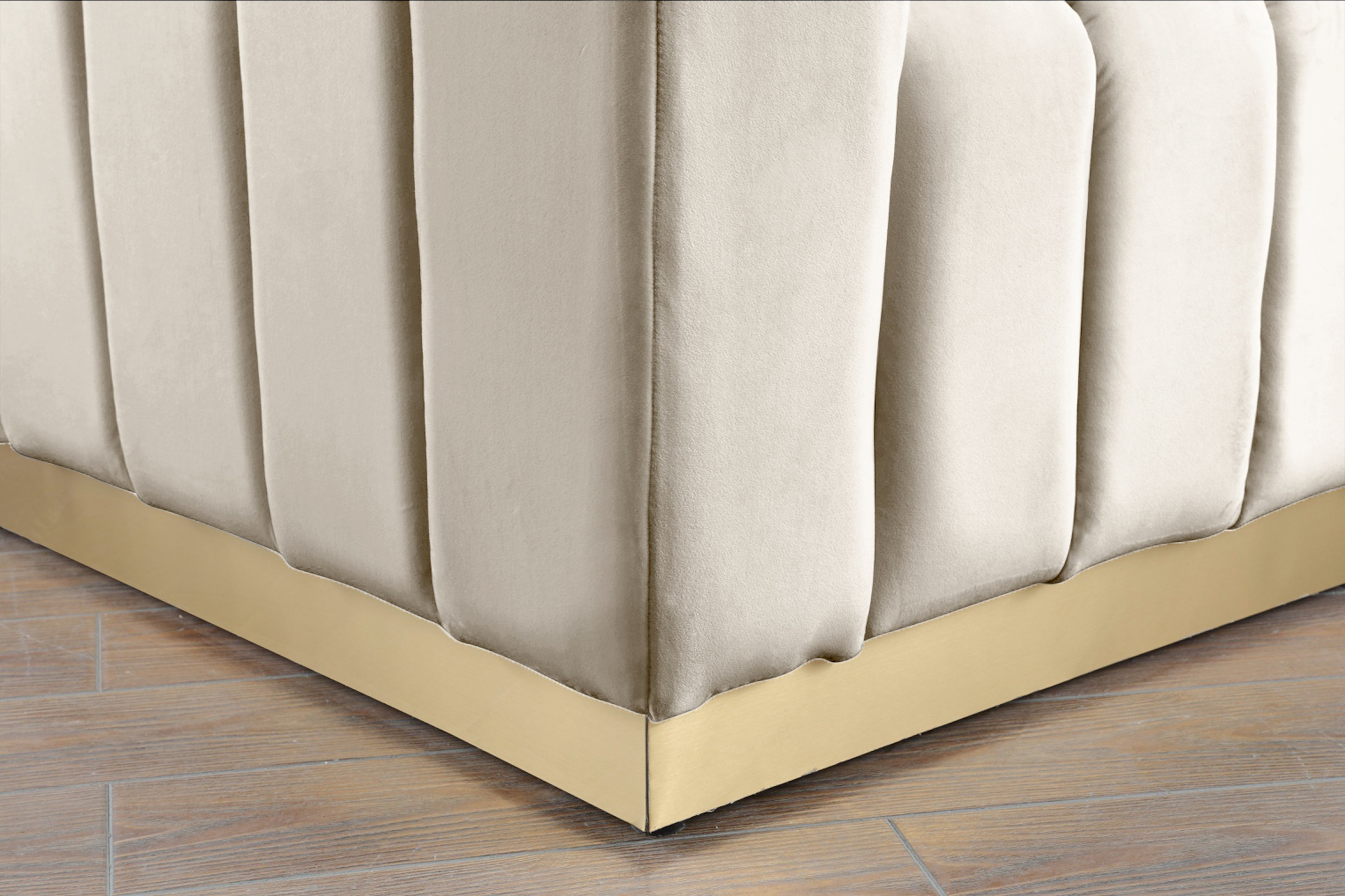 Fauteuil d'appoint rembourré en chenille Vivi