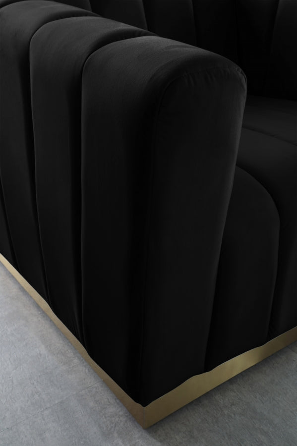 Fauteuil d'appoint rembourré en chenille Vivi