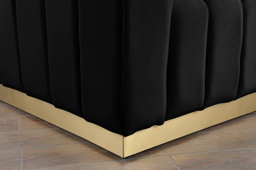 Fauteuil d'appoint rembourré en chenille Vivi