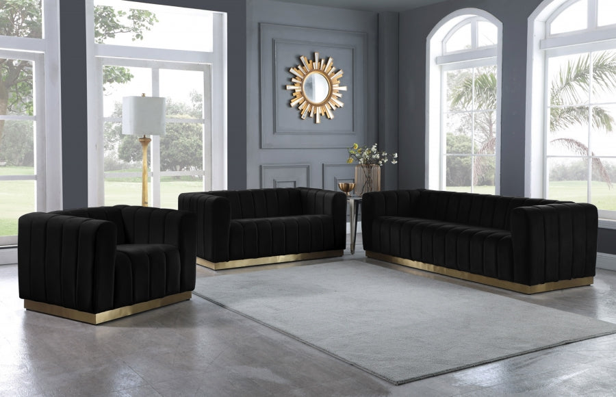 Fauteuil d'appoint rembourré en chenille Vivi