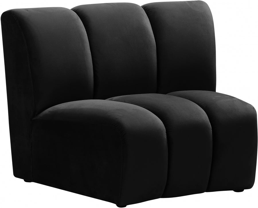 Infinity Velvet Upholstered Modular Chair