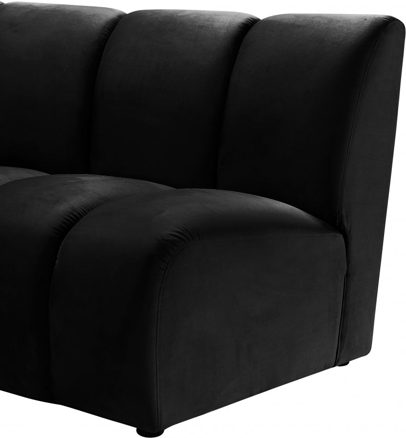 Infinity Velvet Upholstered Modular Chair