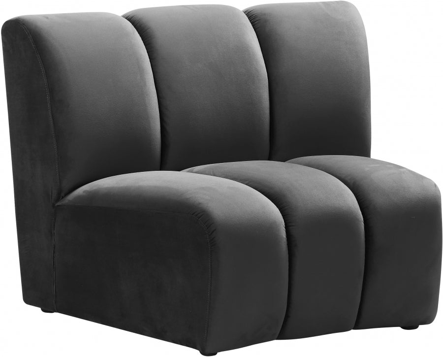 Infinity Velvet Upholstered Modular Chair