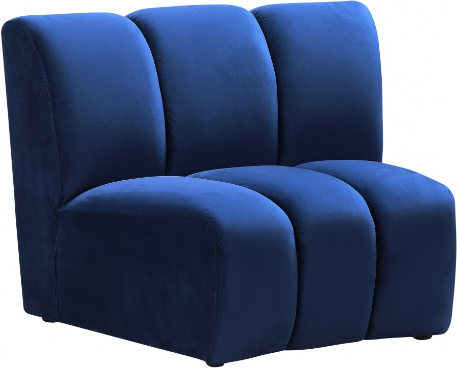 Infinity Velvet Upholstered Modular Chair